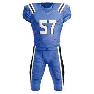 Uniforme de Fútbol Americano de Tela Suave con Diseño Personalizado, Uniforme de Fútbol Americano de Color Sólido de Alta Calidad - Product Image 1