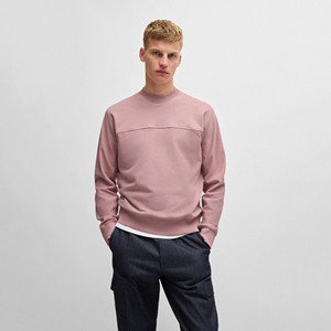 Sweat-shirt d'entraînement athlétique pour homme en molleton de coton, col rond, écologique, respirant, personnalisable OEM, avec poche - Product Image 5