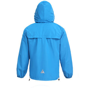 Survêtement de pluie en polyester respirant avec taille élastiquée et rabat anti-vent interne pour une sécheresse supérieure sous la pluie - Product Image 2