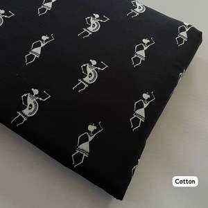 ผ้าฝ้ายคุณภาพสูงสำหรับผู้หญิง เนื้อผ้านุ่ม ระบายอากาศได้ดี ผสมผสานด้วยผ้าฝ้าย เหมาะสำหรับชุดเดรส เสื้อคุर्ติส และชุดใส่ประจำวัน สีสันสดใส - Product Image 4