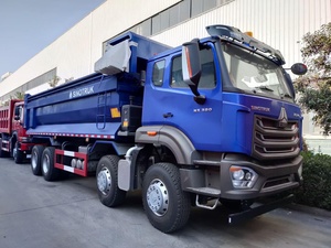 รถบรรทุก HOWO NX 8x4 สำหรับงานหนัก 400 แรงม้า MCP16ZG เพลาคู่ โครงรถแบบข้าง 8 มม. พื้น 10 มม. สำหรับงานก่อสร้างและขนส่ง - Product Image 1