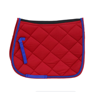 Premium Sheepskin Horse Saddle Pad Set with Matching Ear <b>Bonnet</b> | Hexagon Quilted Equestrian Saddle Cloth | Horse Riding - Product Image 3