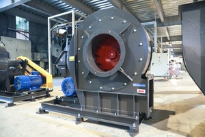 Ventilateur industriel CPL-5-8I à entraînement par courroie, centrifuge, pour chaudière, fabrication CNC, avec prise électrique et support OBM - Product Image 4