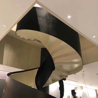 Modernes Design Maßgefertigte Wohnhaus-Wendeltreppe Villa Innentreppe