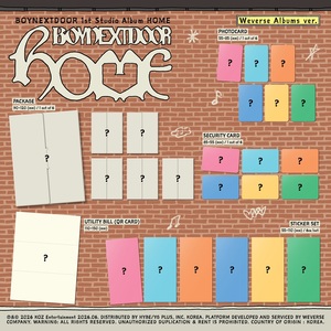 BOYNEXTDOOR - [ HOME ] 1ST STUDIO (Version WEVERSE) Album CD KPOP, best-seller en Corée, pour tous les âges - Product Image 5