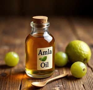 Aceite Portador de Semillas de Amla 100% Puro y Natural, Prensado en Frío, Grado Cosmético, Reparación Natural, Antienvejecimiento, Himveda - Product Image 1