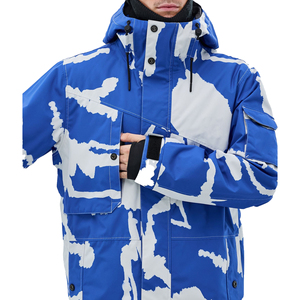 Chaqueta de Esquí para Hombre, Impermeable, Acolchada, Abrigo de Invierno para la Nieve, Transpirable, Cortavientos, con Capucha, Térmica, Ropa Deportiva para Actividades al Aire Libre - Product Image 5