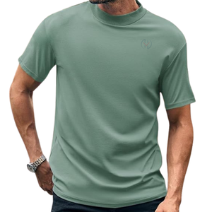 Ropa Deportiva para Hombre, Polo de Punto de Algodón con Cuello Redondo, Tela de Ganchillo, Camiseta Unisex Personalizada de Secado Rápido - Product Image 6