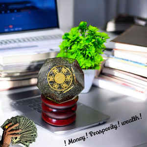 ไพไรต์อัญมณีออร์โกไนท์ป้องกันพลังงาน dodecahedron พลังงานเรซินรูปปิรามิดป้องกัน EMF เชื่อมต่อจักรวาลที่ทับกระดาษ - Product Image 2