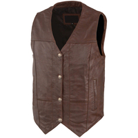 Chaleco de Cuero Elegante y Personalizado, Fabricante OEM, Venta al Por Mayor, Exportación Global, Chaleco de Cuero para Compradores de Moda