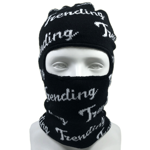 Outdoor <b>Sport</b> Cycling Full Face Balaclava <b>Mask</b> Embroidery Design Daily Use Headwear Ski Common Unisex 100% Polyester Custom - Product Image 1
