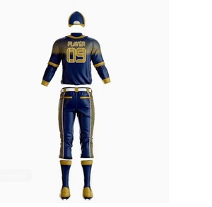 Tenues de baseball pour hommes, directement de l'usine, dernières collections, couleurs unies, vêtements d'entraînement, fabrication sur mesure OEM, vêtements de baseball et de softball, maillots de baseball - Product Image 3