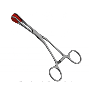 Pinzas de sujeción veterinarias de acero inoxidable de alta calidad de 17 cm/6.7 pulgadas con agarre suave de goma para microcirugía y visión microscópica - Product Image 3