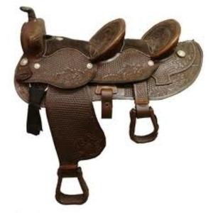 Silla de Montar Inglesa de Estilo Occidental para Carreras de Caballos, con Grabado Floral, Textura Duradera y Altamente Cómoda, Calidad Premium, Superventas - Product Image 4