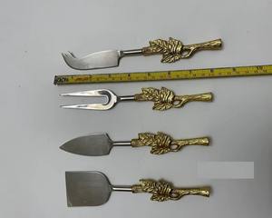 Juego de cuchillos para queso de metal elegante, de venta directa de fábrica, que eleva los momentos sencillos a experiencias con estilo, nunca pasa de moda. - Product Image 3