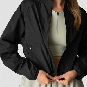 Chaqueta de Nailon Estilo 1920, Ligera, Cortavientos, con Parche Bordado 1920, Rayas Azules y Blancas, Ropa Griega Zeta Phi Beta - Product Image 4