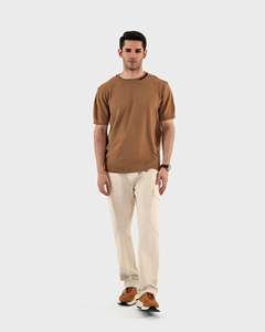 Camiseta de Manga Corta para Hombre, Algodón Suave, Ligera, Lisa, Personalizable, al por Mayor - Product Image 4