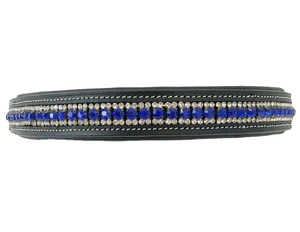 2026 Crystal Confortable Bandeau de Bridon en Cuir Premium avec Logo Personnalisé, Taille Personnalisée, Emballage en Boîte - Product Image 1