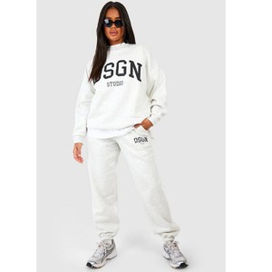 Sudaderas Extra Grandes para Mujer, Marca Crescent Wear, con Logotipo Personalizado OEM, 100% Algodón Francés de Alta Calidad, Ecológicas - Product Image 1