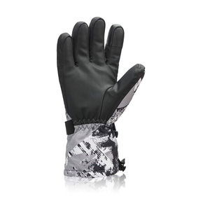 Gants de ski chauffants isolés pour hommes (polyester) à doigts complets avec fermeture auto-agrippante, imperméables et respirants pour le ski hivernal - Product Image 4