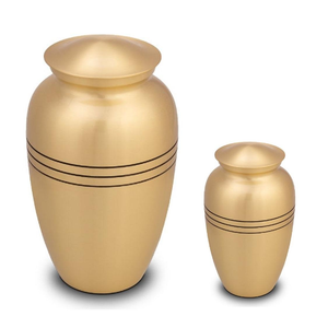 Urne funéraire en métal de qualité supérieure pour cendres humaines, avec joint de protection pour cendres crémées, pour monuments commémoratifs et souvenirs - Product Image 4