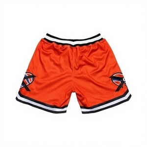 Shorts de basket-ball pour hommes 5 pouces Double couche Maille Sportswear Respirant Juste Shorts de basket-ball avec logo personnalisable Juste Logo Done - Product Image 4