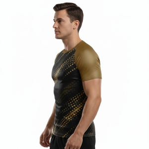 Custom <b>Men's</b> Performance <b>Compression</b> <b>Shirt</b> OEM ODM Private Label Sportswear Manufacturer Factory - Product Image 2
