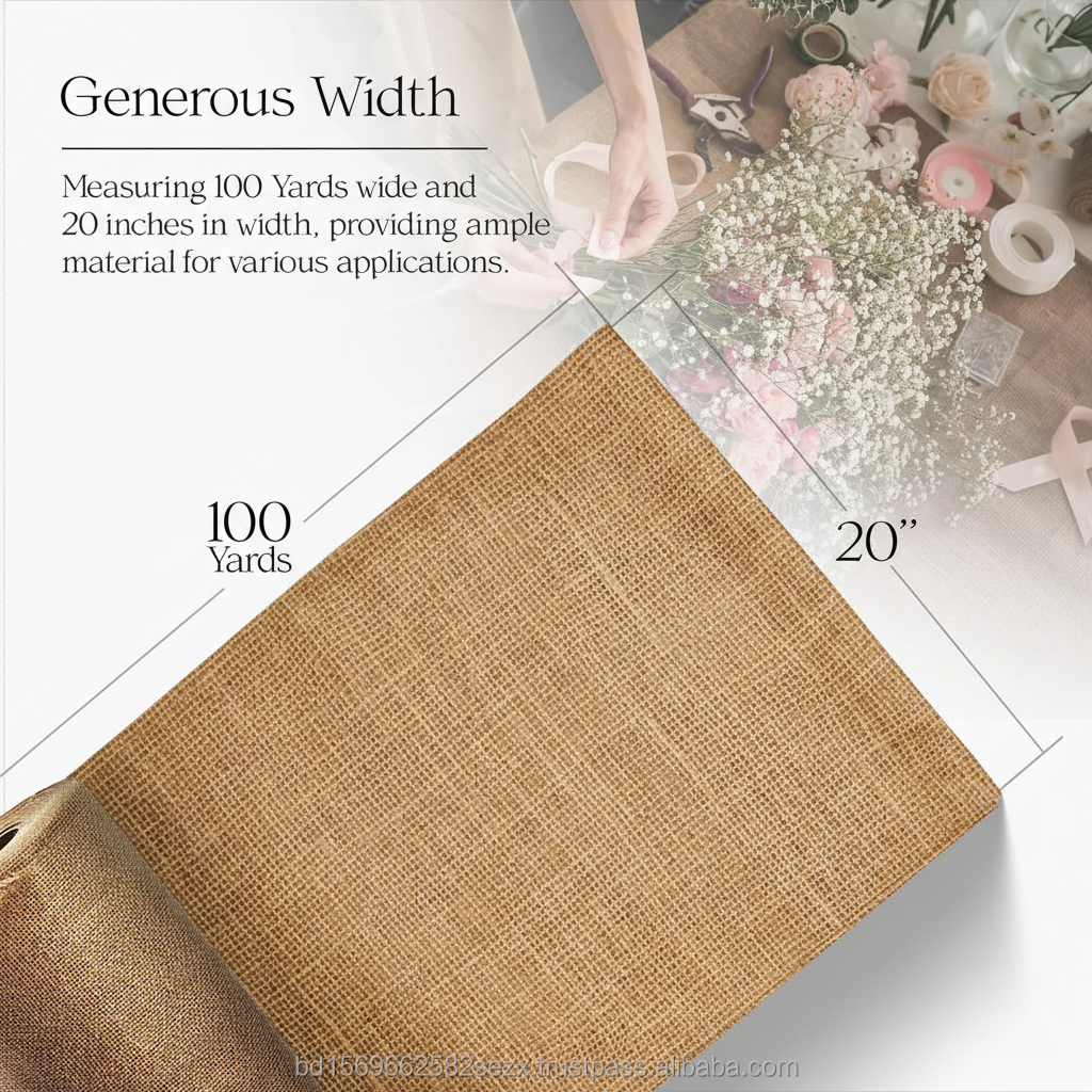 100% Natural Jute Color