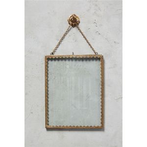 Cadre photo vintage doré en métal suspendu avec verre, double face, pour fleurs pressées, affichage d'art, décoration intérieure - Product Image 2