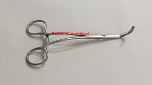 คีมดึงหลอดเลือดแบบโค้ง DeBakey ทำจากสแตนเลสสตีล ยี่ห้อ BISONS สำหรับการผ่าตัดหลอดเลือดแบบไม่ทำลายเนื้อเยื่อ ได้รับการรับรองมาตรฐาน CE และ ISO13485 - Product Image 4