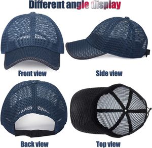 Breathable <b>Mesh</b> Baseball Cap Adjustable Sports Hat Cooling <b>Mesh</b> Baseball Cap Outdoor Sports Wear OEM Breathable Sports Cap <b>Mesh</b> - Product Image 3