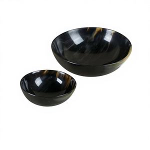 Ensemble de bols de service en corne polie de style animal, durables, de haute qualité, pour salades, fruits, noix, écologiques, vintage, personnalisables - Product Image 6