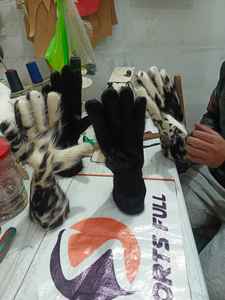 Guantes de cuero vacuno de nuevo estilo a la moda, personalizados, los más vendidos, talla para adultos, guantes de cuero vacuno de pierna recta en venta - Product Image 3