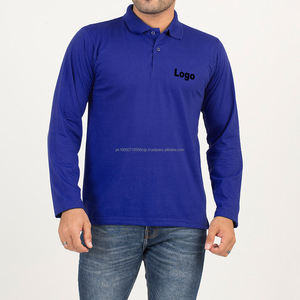 เสื้อยืดผู้ชายแบบกำหนดเอง ผ้าฝ้าย 100% เนื้อเจอร์ซีย์ แขนสั้น ขายส่ง เสื้อกอล์ฟเปล่า - Product Image 1