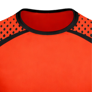 Maillot de football Stratta Orange Noir Léger Respirant Anti-humidité pour l'entraînement sportif et l'uniforme d'équipe - Product Image 4