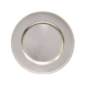 Elegant Silver Mirror Finish Charger <b>Plate</b> Wholesale Round Metallic <b>Decorative</b> <b>Plate</b> for Luxury Event Wedding Party Hotel Decor - Product Image 6