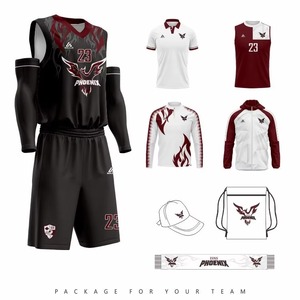 Ensembles de maillots de basket-ball imprimés sur tissu avec motif 3D et logo personnalisé, réversibles pour hommes - Product Image 6