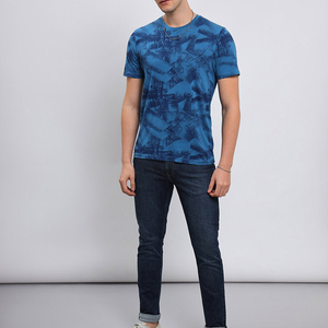 Men's Yellow <b>Raglan</b> Sleeve T-Shirt Camouflage Print O-Neck Quick Dry Sporty Fit Knitted Polyester Short Sleeve <b>Top</b> - Product Image 1