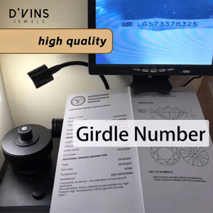 D'vins Jewels I Diamantes Cultivados en Laboratorio HPHT CVD de 0.5ct, 1ct, 1.5ct, 2ct, 3ct, Piedras Sueltas con Corte Brillante, Color D, para Joyería - Product Image 2
