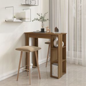 โต๊ะบาร์ไม้โอ๊คสีน้ำตาลขนาดกลาง - Product Image 6