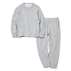 Chándal de cuello redondo deportivo ajustado profesional personalizado, sudadera de manga larga, pantalón con cordón para invierno, patrón sólido - Product Image 2