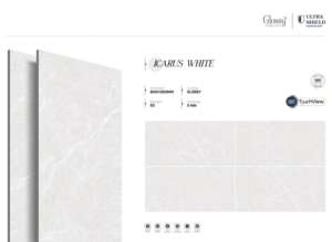 Azulejos de porcelana brillante de calidad premium para exportación, tamaño 800x1600, 1200x1800, 750x1500 mm, azulejos de gran formato para el mercado global. - Product Image 5