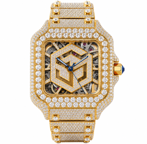 Luxury Stainless Steel Moissanite Diamond Iced Out <b>Watch</b> Men <b>Women</b> Fashion Wristwatch - Product Image 6