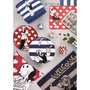 Set di 2 Tazze in Ceramica Porcellana Excelsa Popeye e Olivia da 30 Cl - Product Image 3