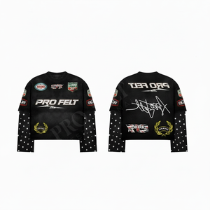 Camiseta Personalizada de Doble Manga, 100% Algodón Transpirable, con Estampado de Diamantes de Imitación, Estilo Casual, Hip Hop, a la Moda para Hombre - Product Image 3