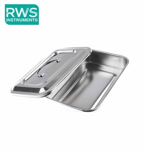 ถาดใส่เครื่องมือผ่าตัดพร้อมฝาปิด ยี่ห้อ RWS Instruments ได้รับการรับรองมาตรฐาน CE และ ISO13485 - Product Image 1