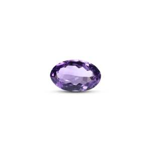 Loose 6.6 Carat Amethyst Oval Cut Gemstone for Fine Jewelry - Product Image 1