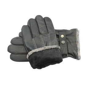 Guantes de Cuero Suave para Hombre, Cálidos, Elegantes, Cómodos, Casuales para Exteriores, Guantes de Moda Premium para Invierno - Product Image 5