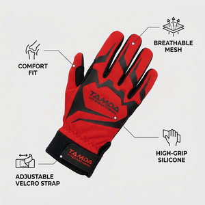 Unisex Go Kart Racing <b>Gloves</b> <b>Touch</b> Screen | Full Finger Breathable Premium Quality Lightweight Outdoor Karting <b>Gloves</b> - Product Image 4