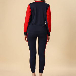 New stylish plain cotton bulk Zipper sweatsuit custom 2026 Wholesale Women Tracksuit High Quality Women Tracksuit Plus Size - Product Image 4